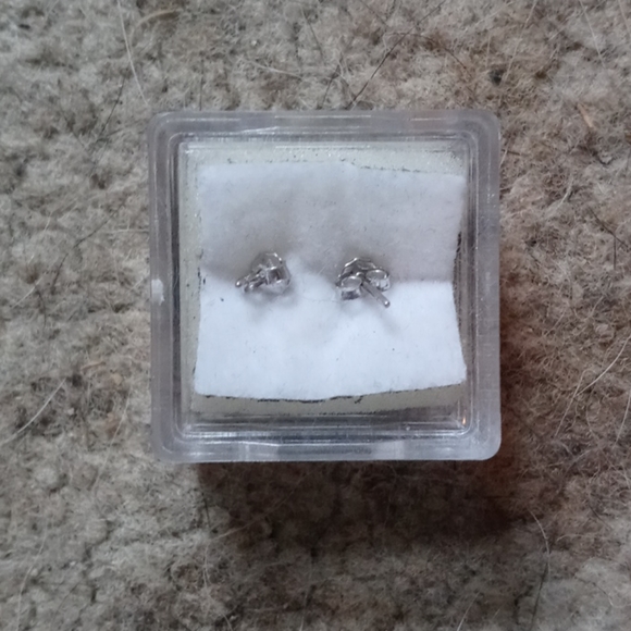 Natural tanzanite earrings made in .925ss - Picture 3 of 4